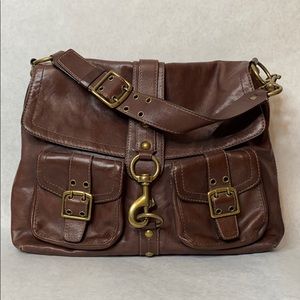 Coach Leather Messenger Bag